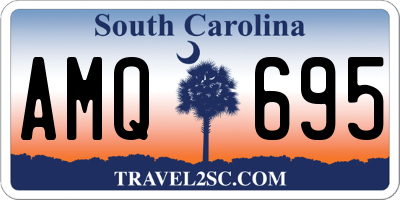 SC license plate AMQ695