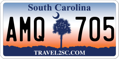 SC license plate AMQ705