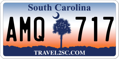 SC license plate AMQ717