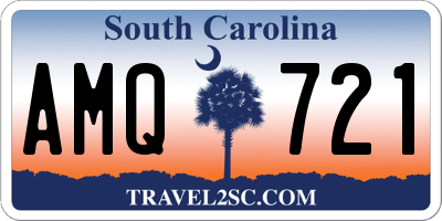 SC license plate AMQ721