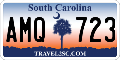 SC license plate AMQ723