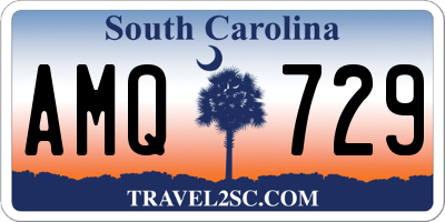 SC license plate AMQ729