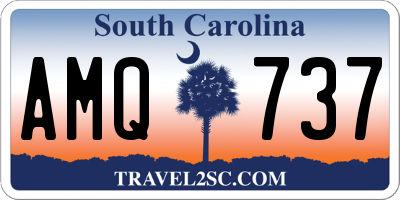 SC license plate AMQ737