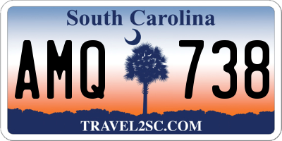 SC license plate AMQ738
