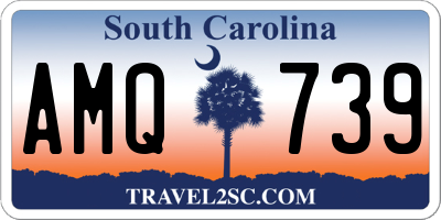 SC license plate AMQ739