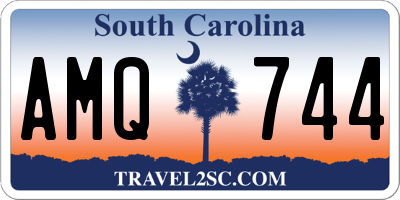 SC license plate AMQ744