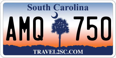 SC license plate AMQ750