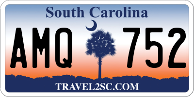 SC license plate AMQ752