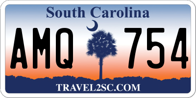 SC license plate AMQ754