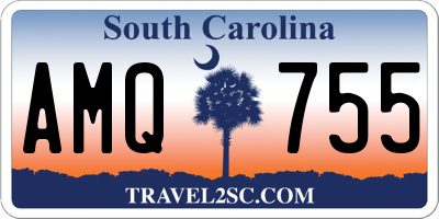 SC license plate AMQ755