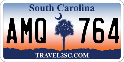 SC license plate AMQ764