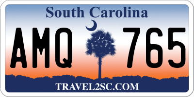 SC license plate AMQ765
