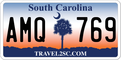 SC license plate AMQ769