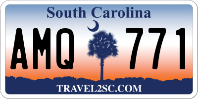 SC license plate AMQ771