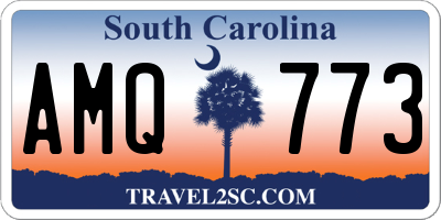 SC license plate AMQ773