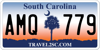 SC license plate AMQ779