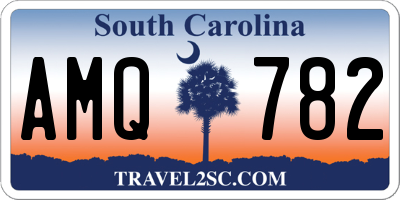 SC license plate AMQ782