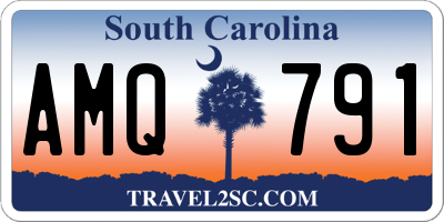 SC license plate AMQ791