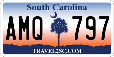 SC license plate AMQ797