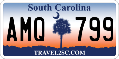 SC license plate AMQ799