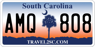 SC license plate AMQ808