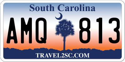 SC license plate AMQ813