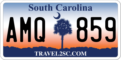 SC license plate AMQ859