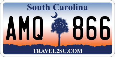 SC license plate AMQ866