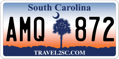 SC license plate AMQ872
