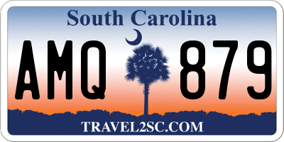 SC license plate AMQ879