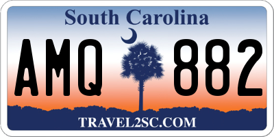 SC license plate AMQ882
