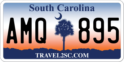 SC license plate AMQ895