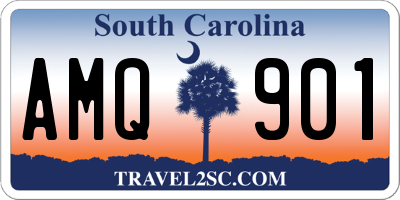 SC license plate AMQ901