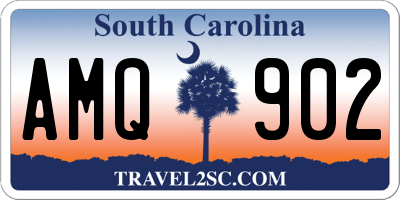 SC license plate AMQ902
