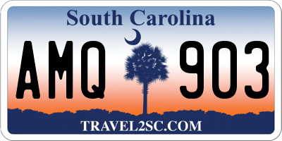 SC license plate AMQ903