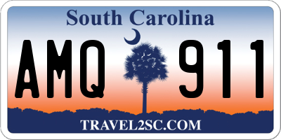 SC license plate AMQ911