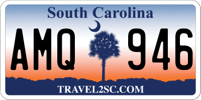 SC license plate AMQ946