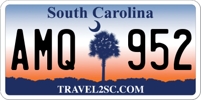 SC license plate AMQ952