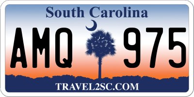 SC license plate AMQ975