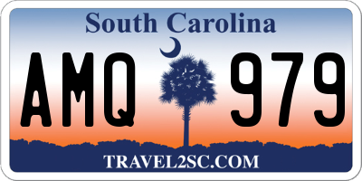 SC license plate AMQ979