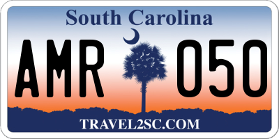 SC license plate AMR050