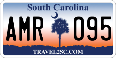 SC license plate AMR095