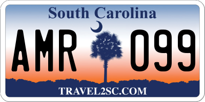 SC license plate AMR099