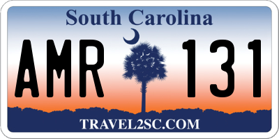 SC license plate AMR131