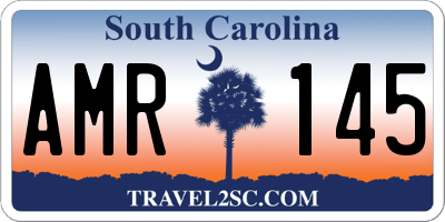 SC license plate AMR145
