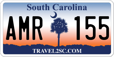 SC license plate AMR155