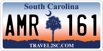 SC license plate AMR161