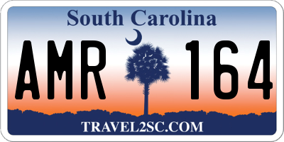 SC license plate AMR164