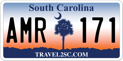 SC license plate AMR171
