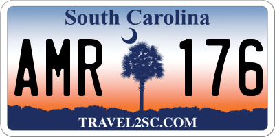 SC license plate AMR176